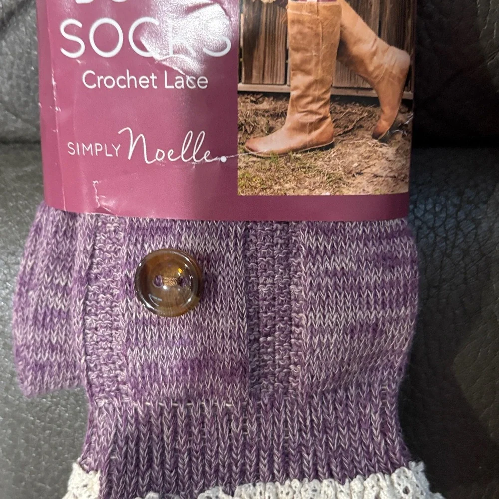 Simply Noelle set of two boot socks